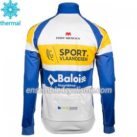 Maillot Cyclisme 2018 Sport Vlaanderen-Baloise Hiver Thermal Fleece N001